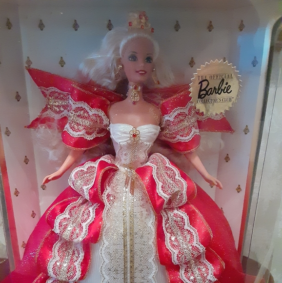 Barbie Happy Holidays 1997 Vintage Blonde - Picture 4 of 8